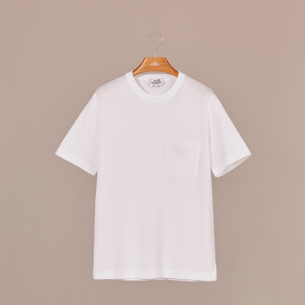 Hermes "H" embroidered T-shirt